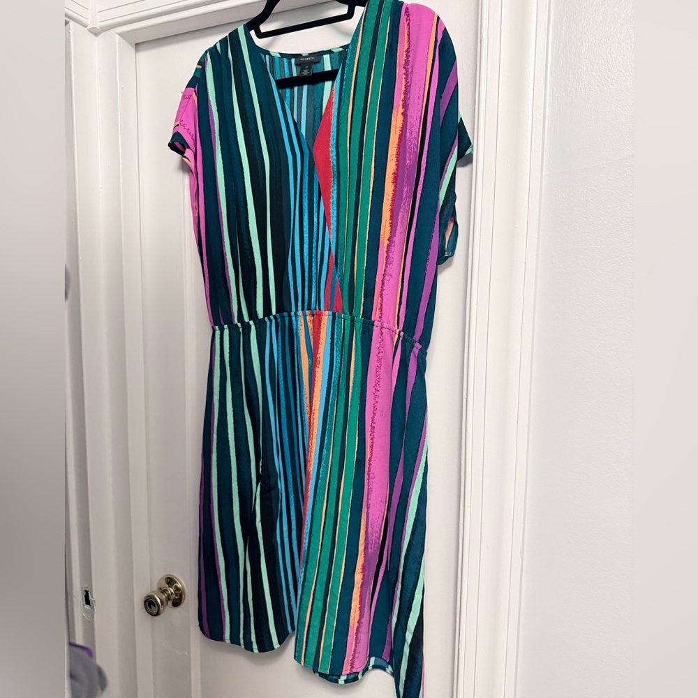 Halogen Colorful Stripe Dress